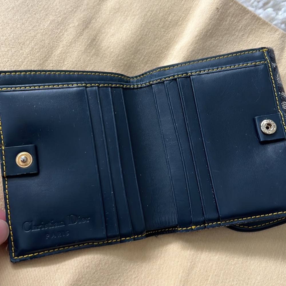 🔥DIOR saddle denim compact wallet vintage - Picture 5 of 12